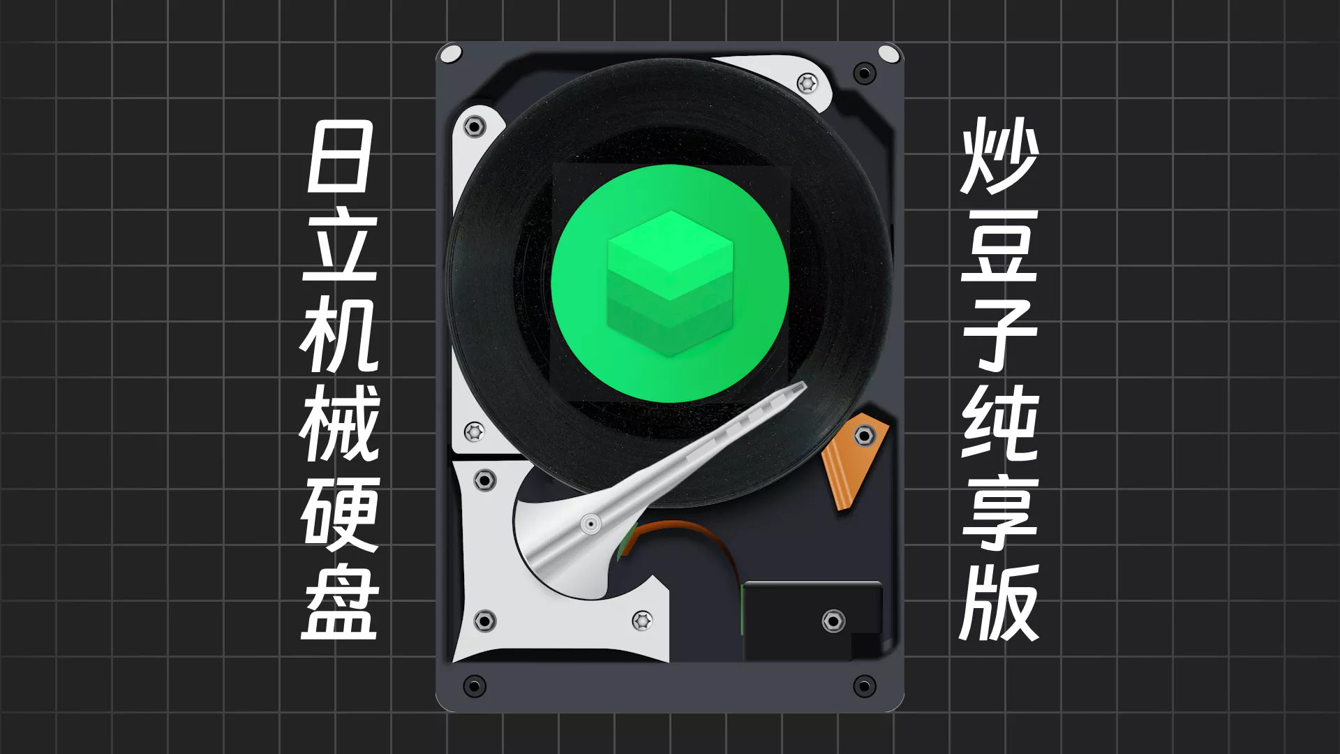 日立炒豆子纯享版-日立4T企业级机械硬盘原声录制-秋竹源 - 秋竹源小铺